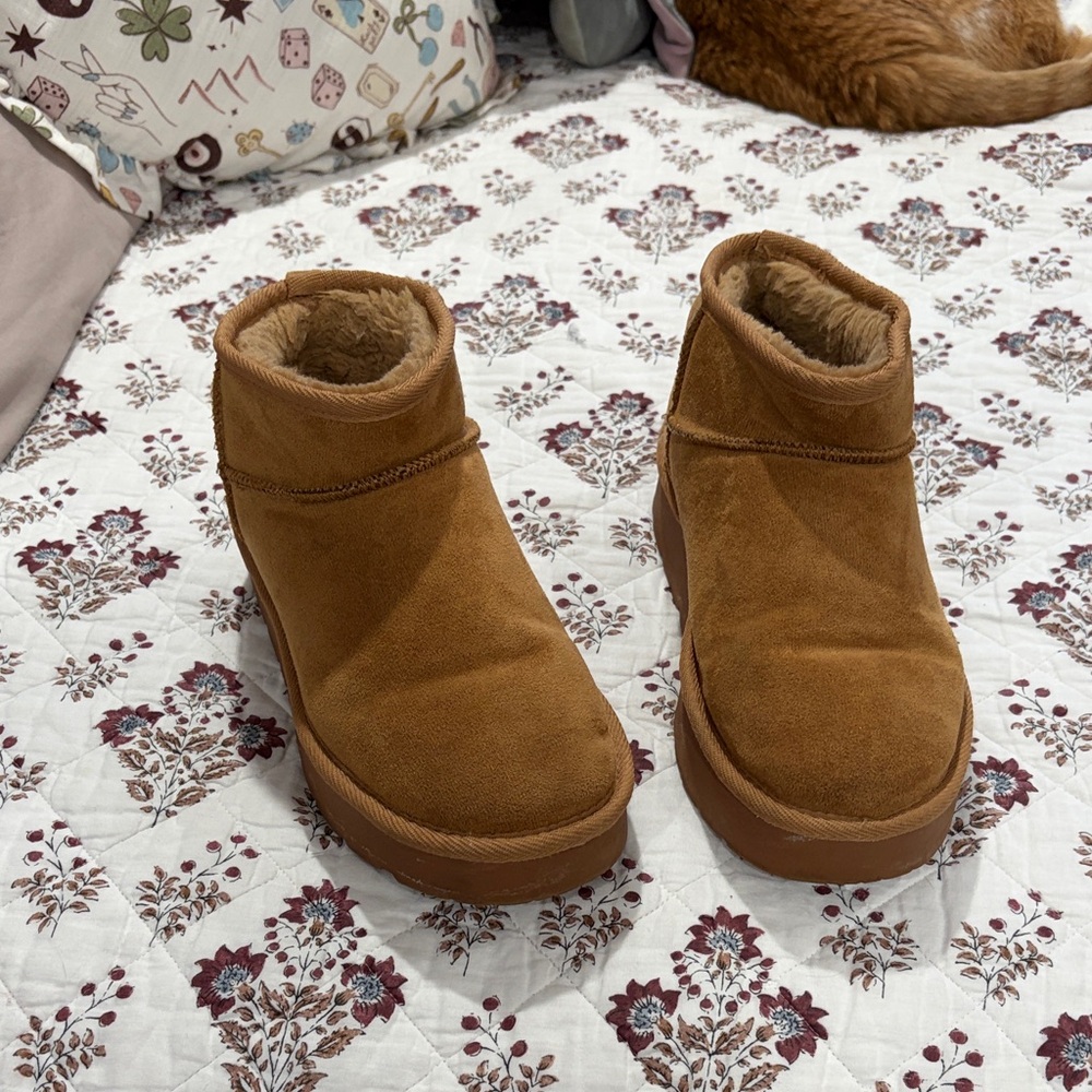 Cozy Tan Ankle Boots